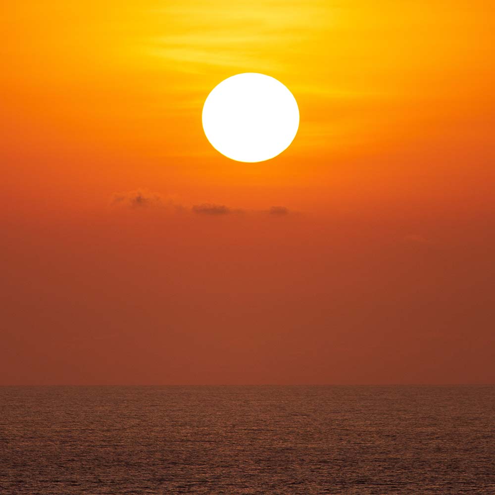 a picture of a sunset