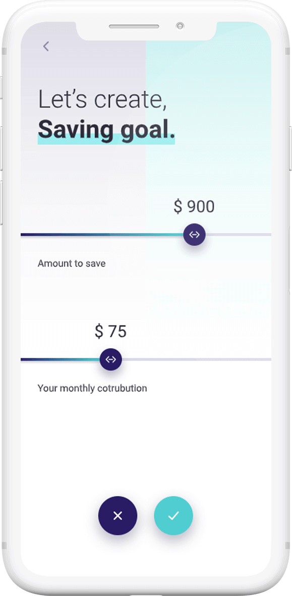 Fintech mobile banking app