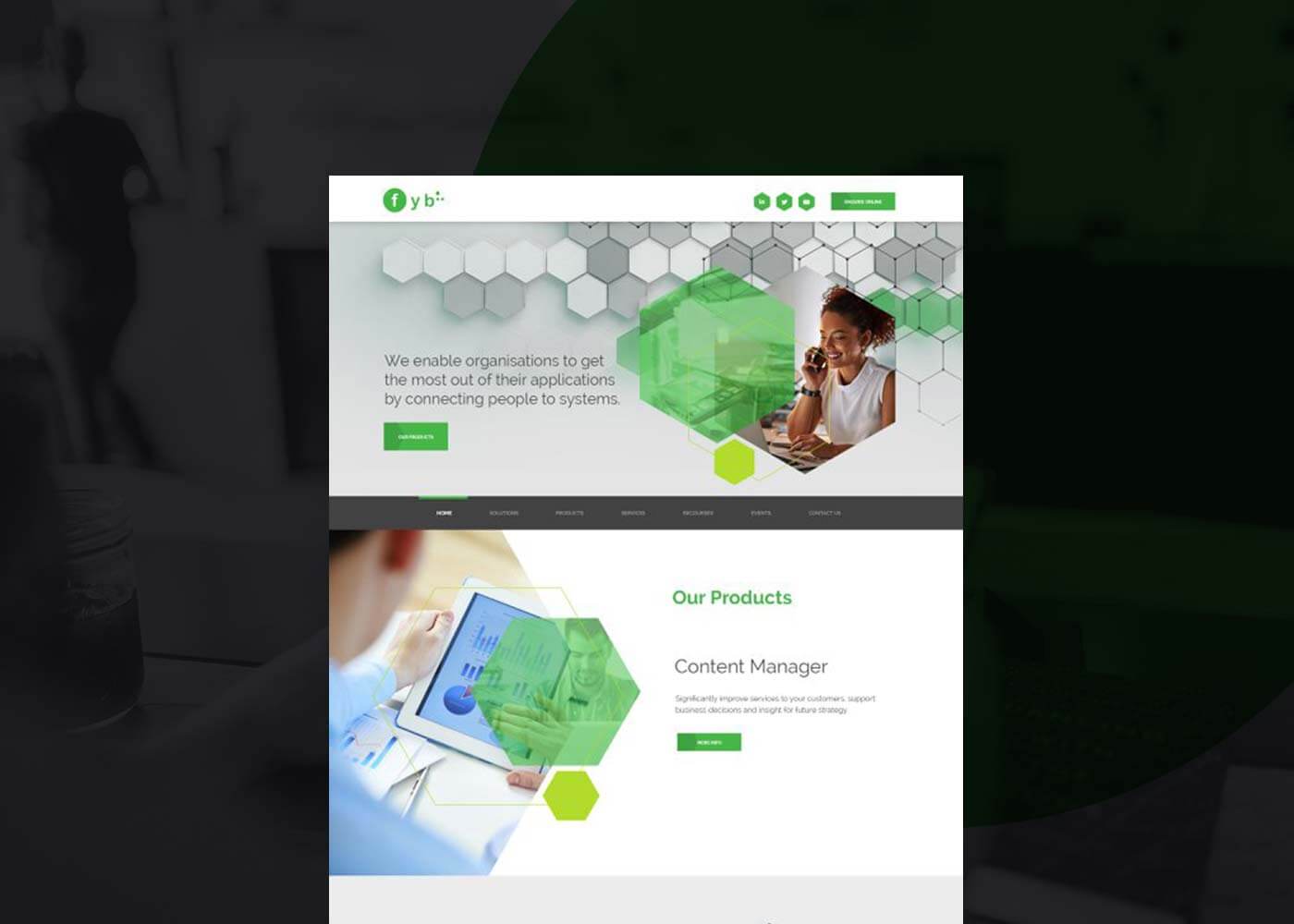 fyb website mockup concept 2