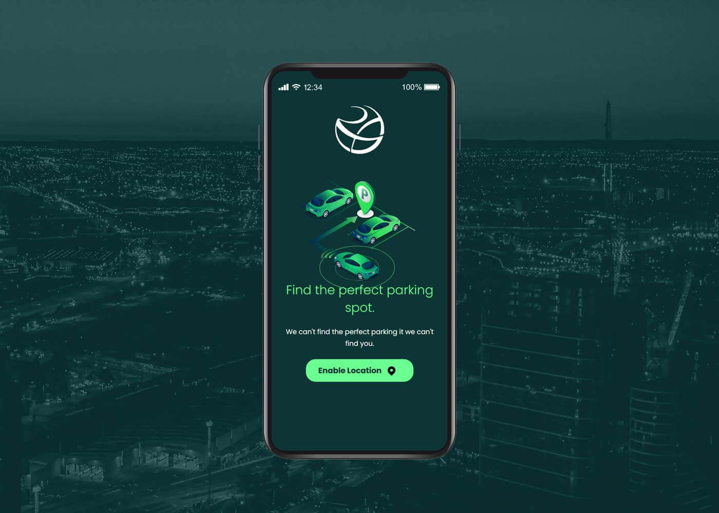 realtimetraffic mobile app and city background
