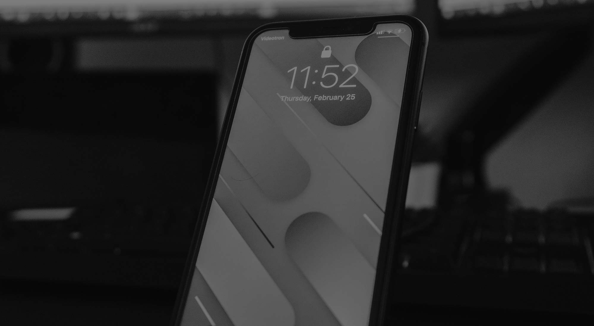 a mobile phone with custom animations