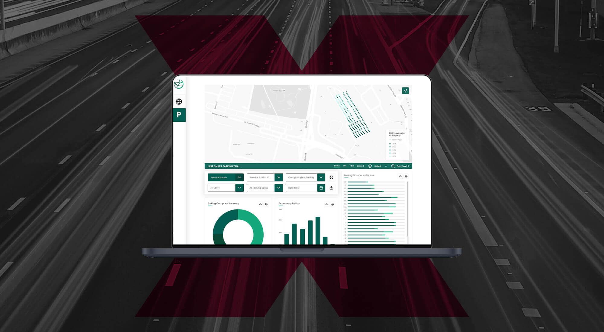 realtime traffic project mockup