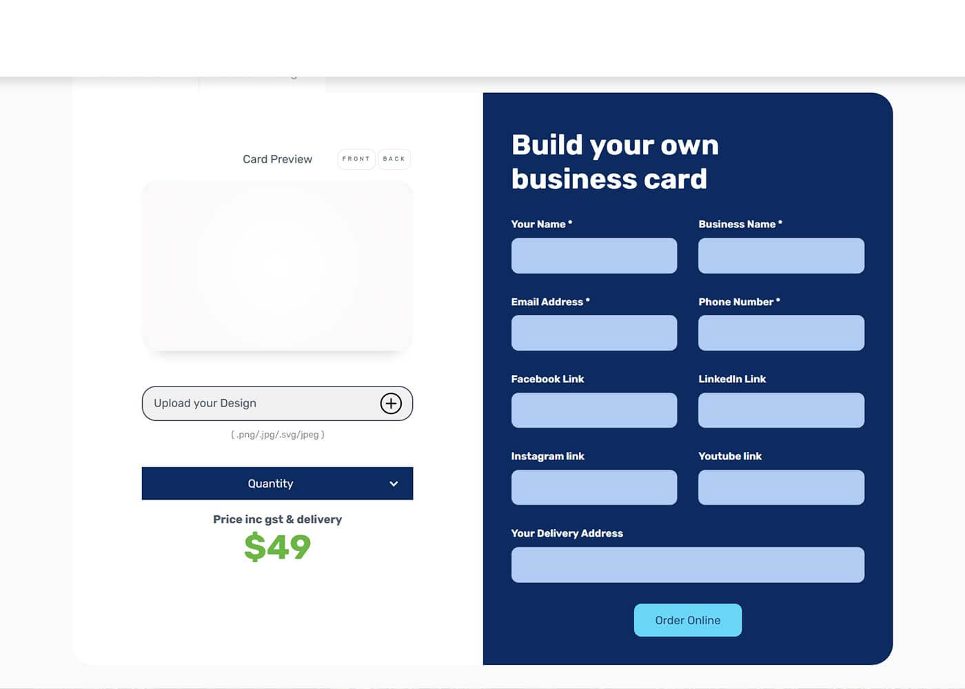 weconnekt web app mockup