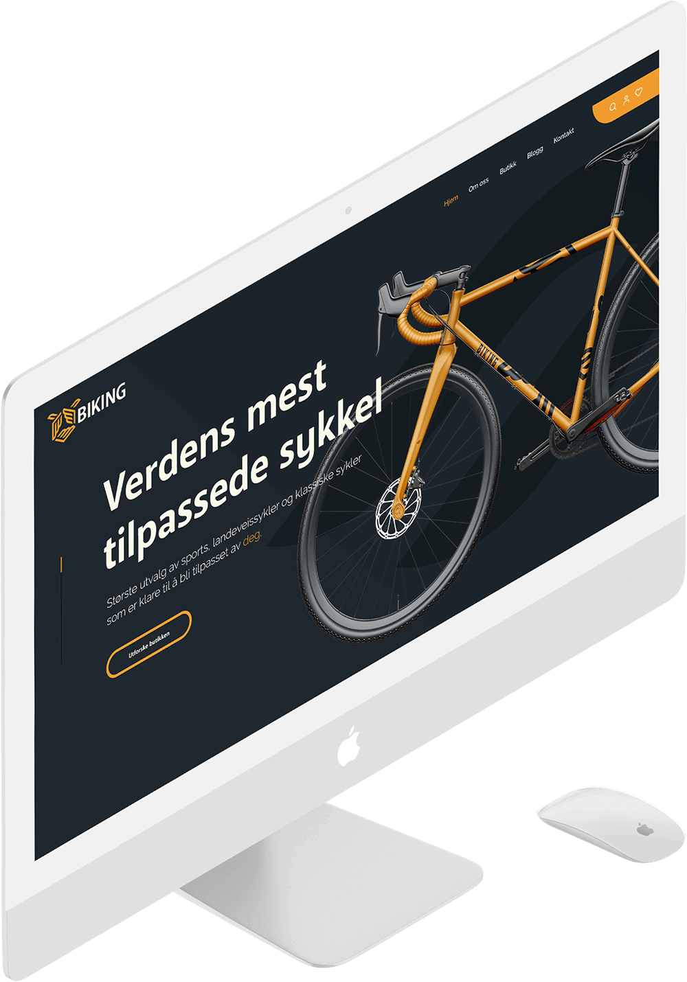 biking website design